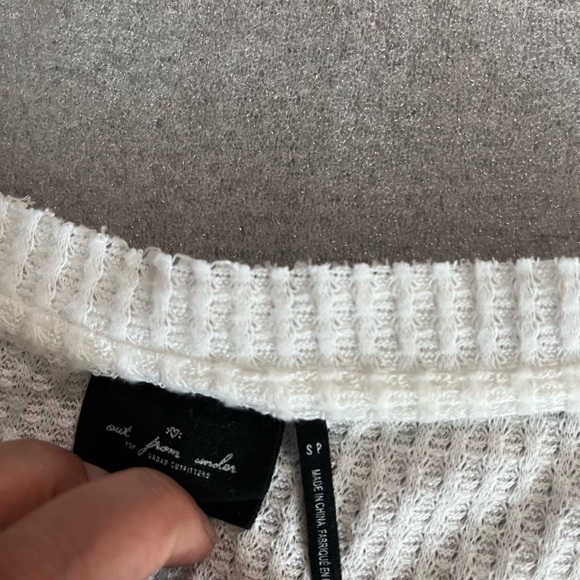 ❤️2/$30❤️[S]Urban Outfitters Out From Under Oversized Waffle knit Cardigan - Picture 6 of 10